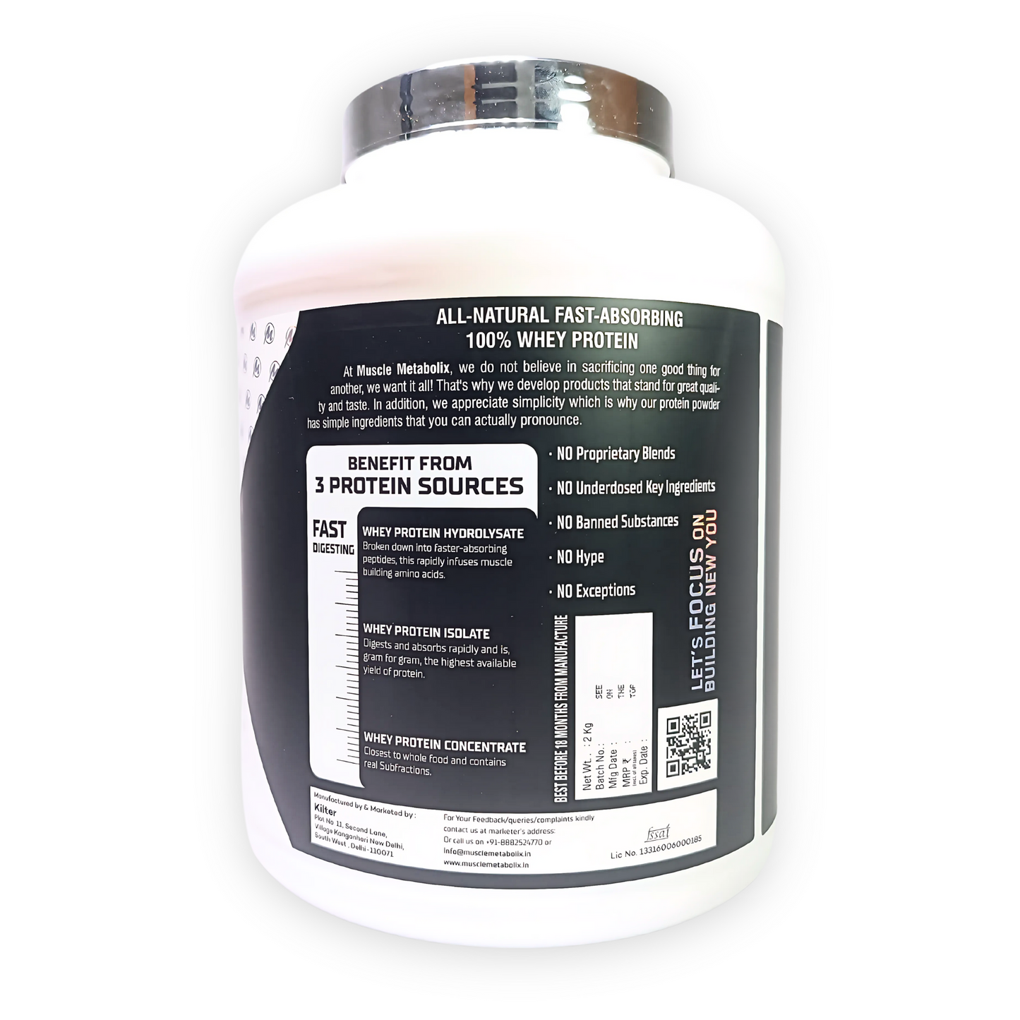 Muscle Metabolix My Whey Protein 2 Kg