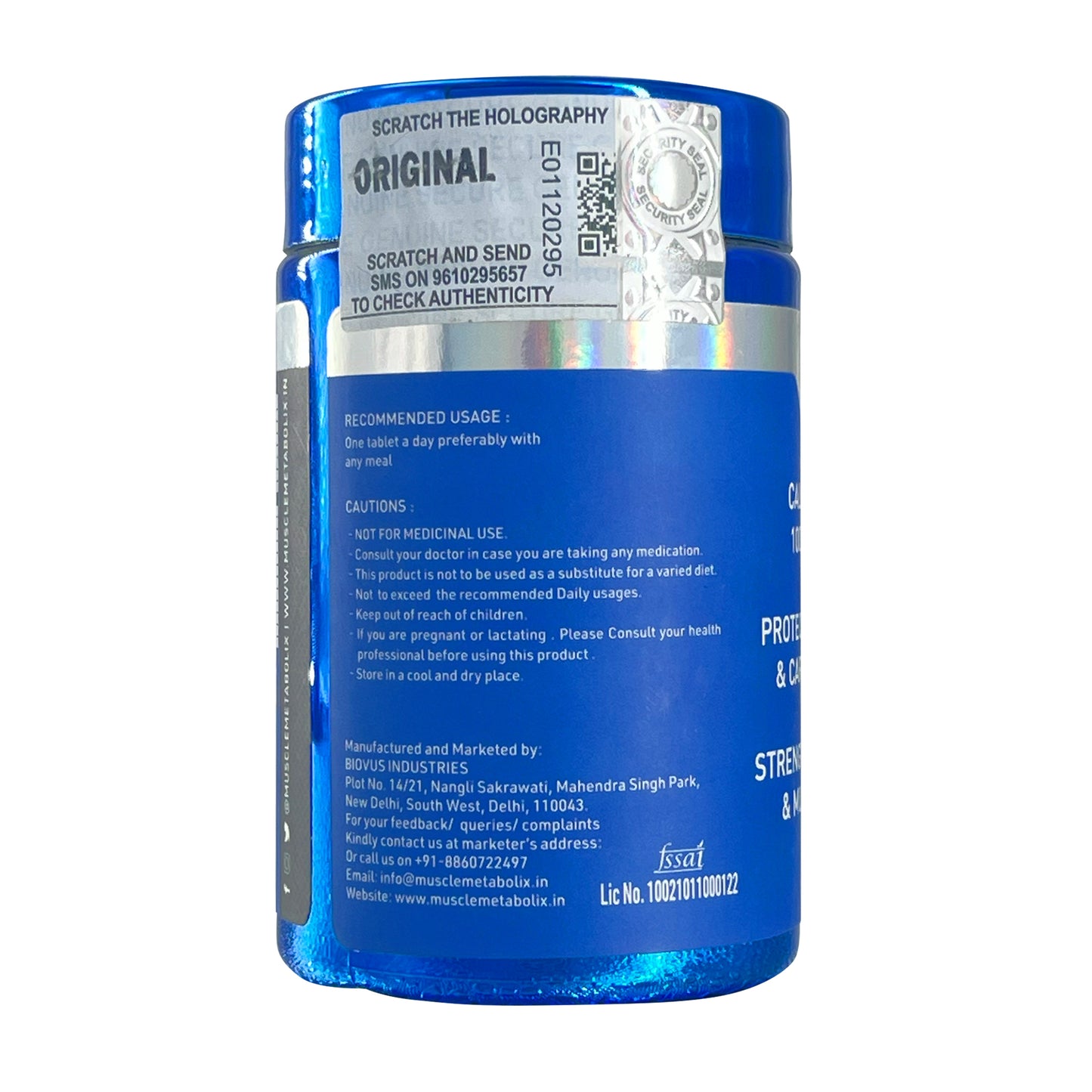 Muscle Metabolix Calcium Bone Support Formula (Tablets-60)