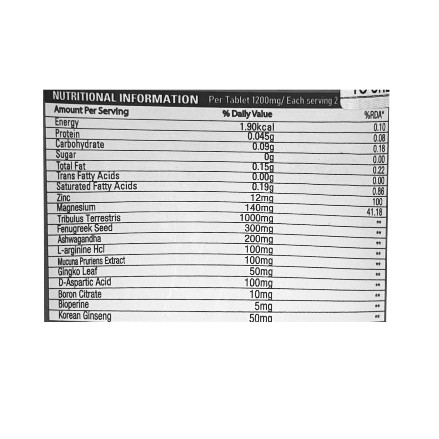 Muscle Metabolix Testomen (Tablet)-60