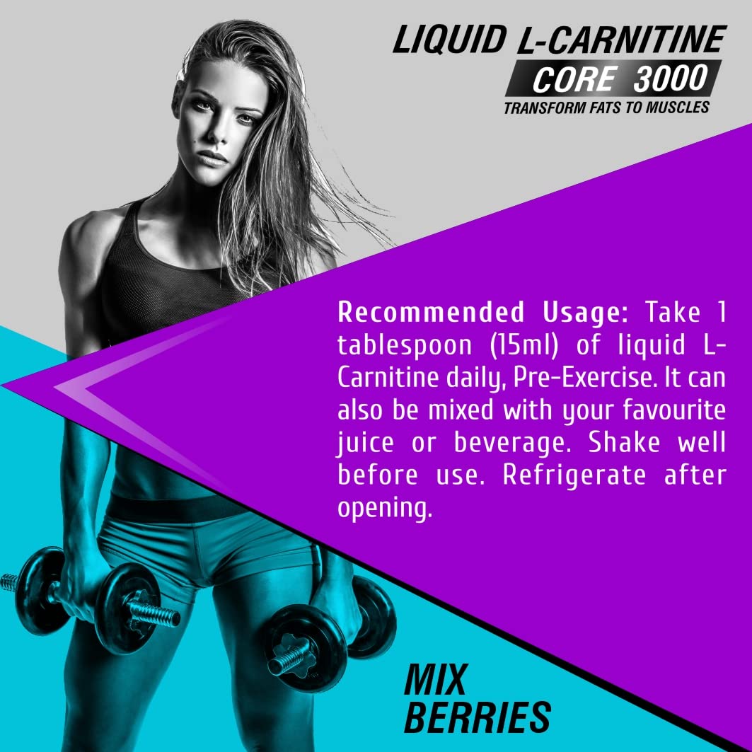 HealthFarm L- Carnitine Preworkout Supplement 3000mg