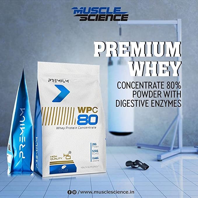 Muscle Science Premium Whey WPC 80 - 1 Kg