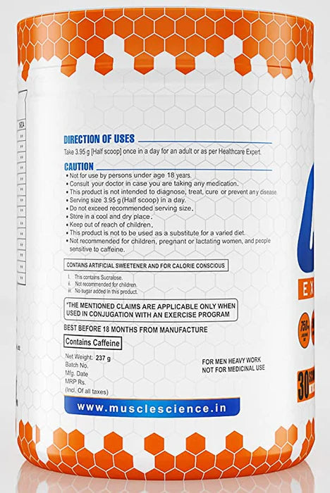 Muscle Science C6 Explode 30 Servings