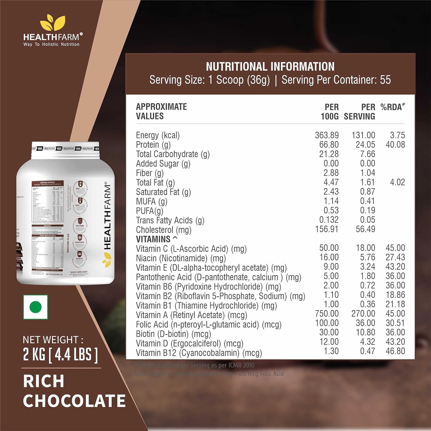 HealthFarm Whey Protein Plus