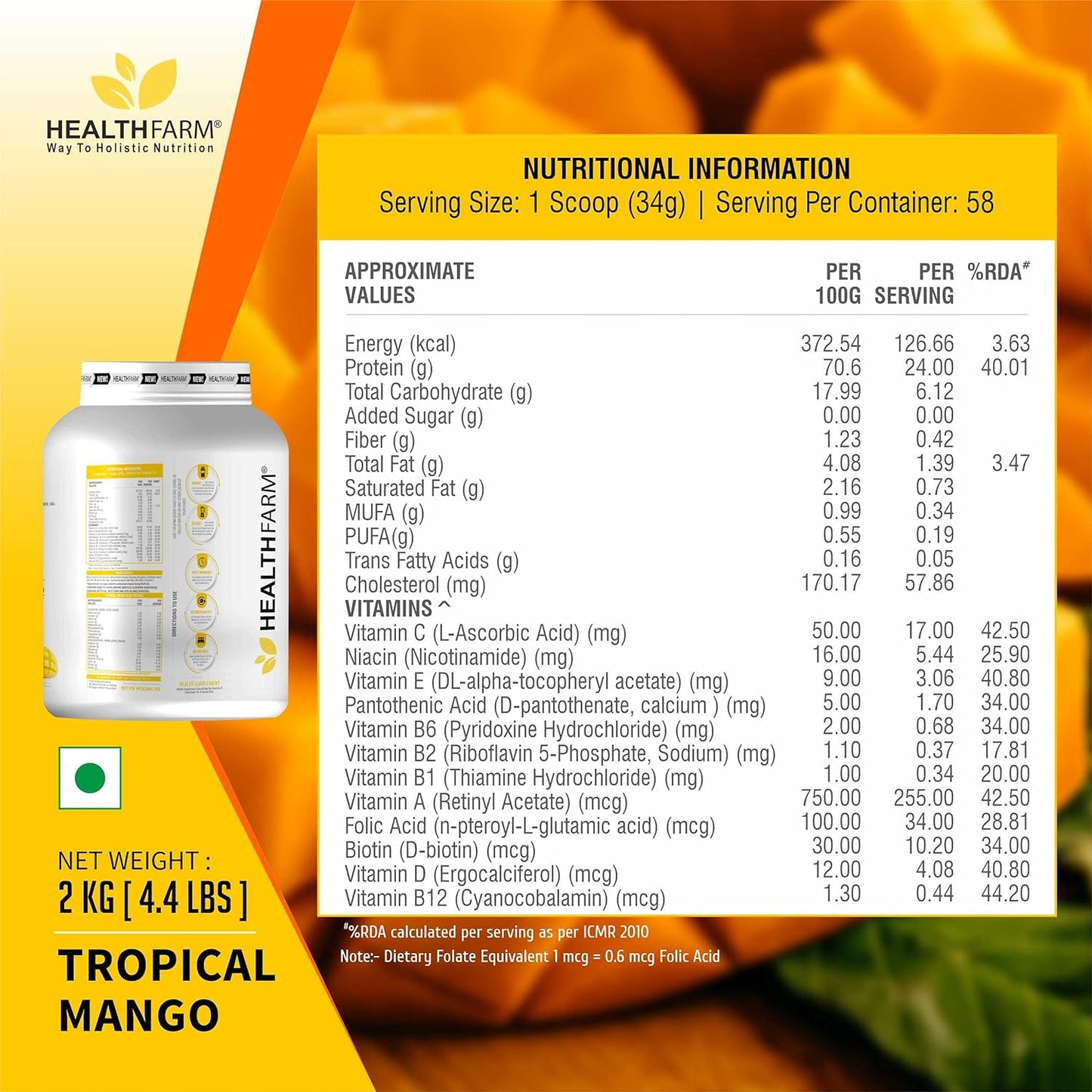 HealthFarm Whey Protein Plus