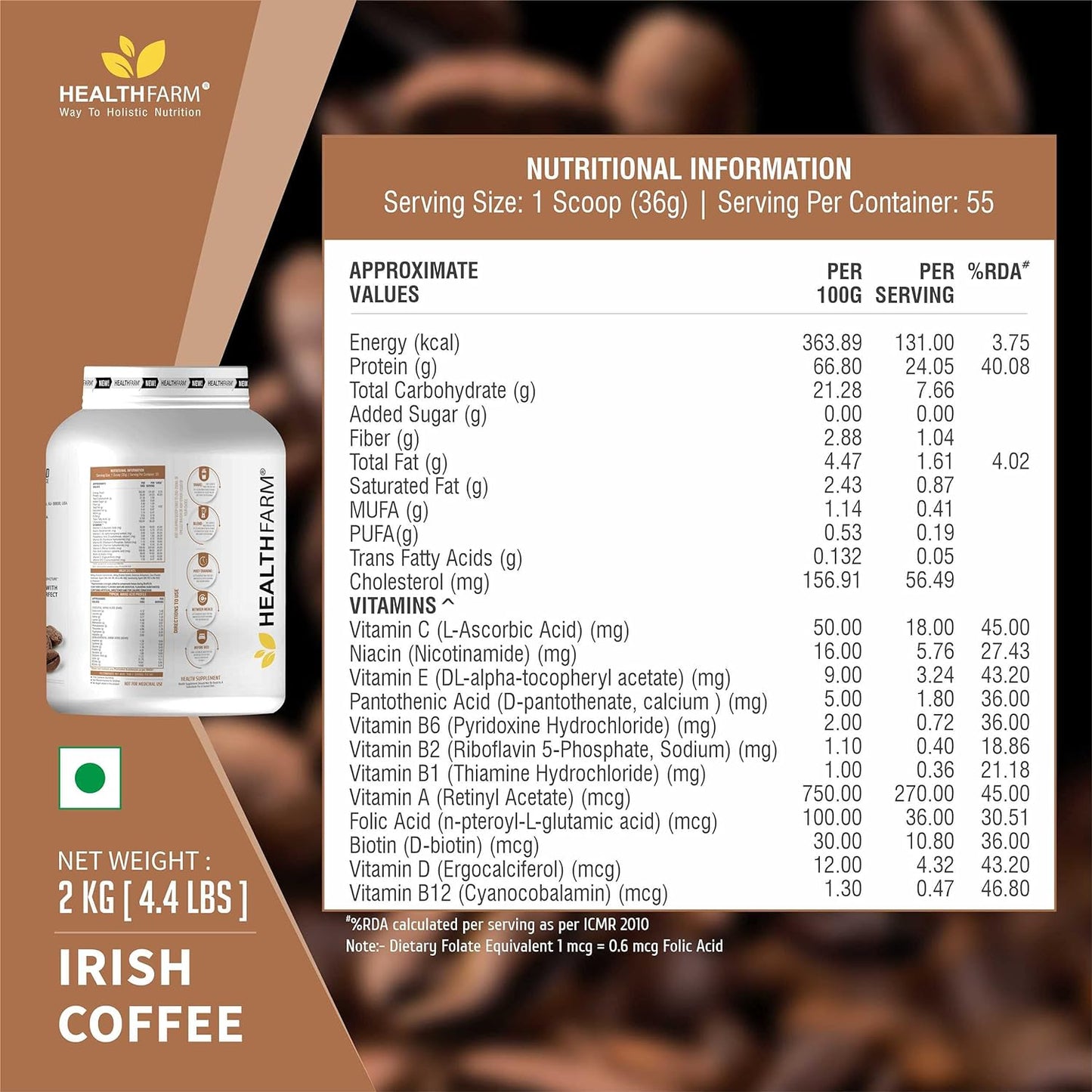 HealthFarm Whey Protein Plus
