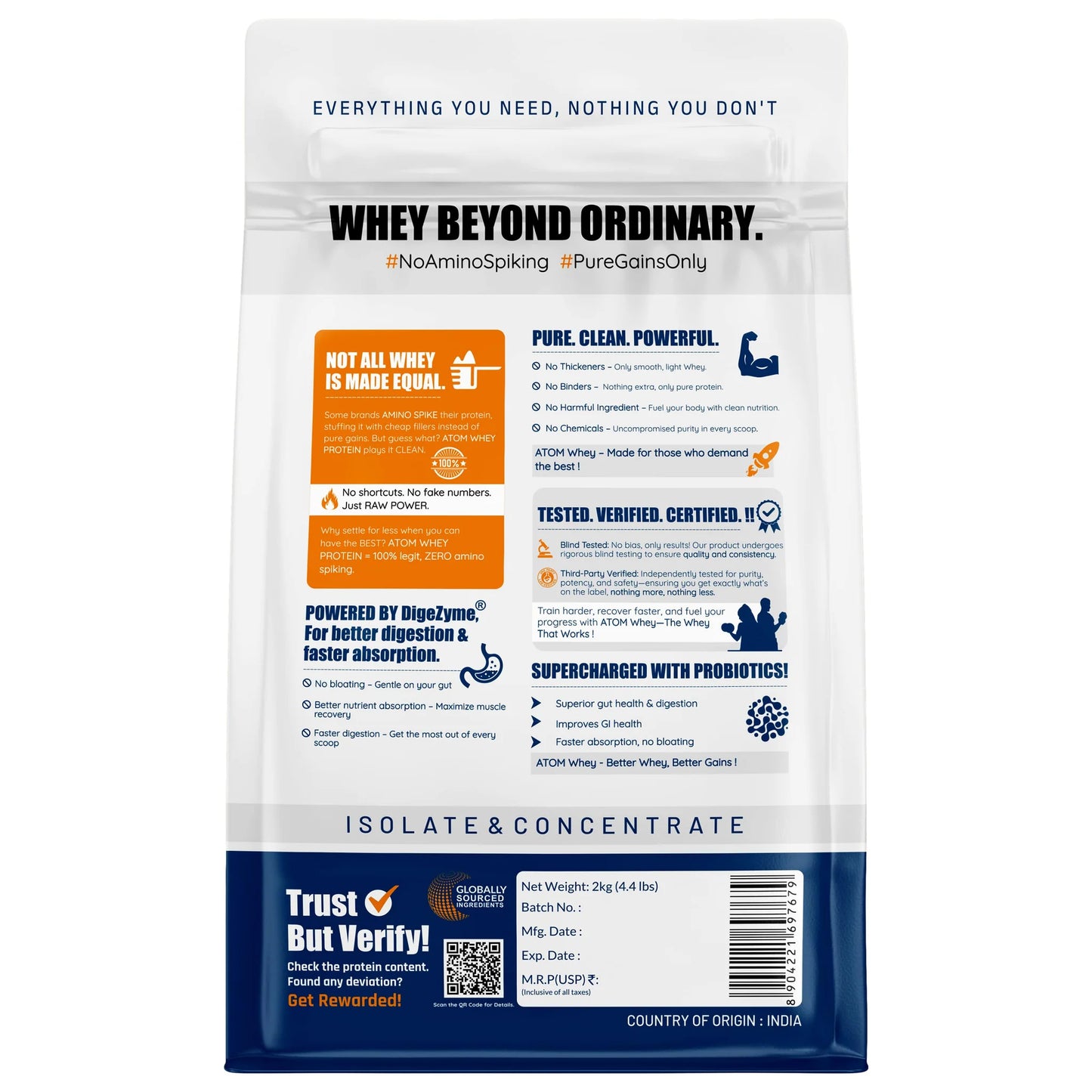 Asitis Atom Whey Protein 2 KG