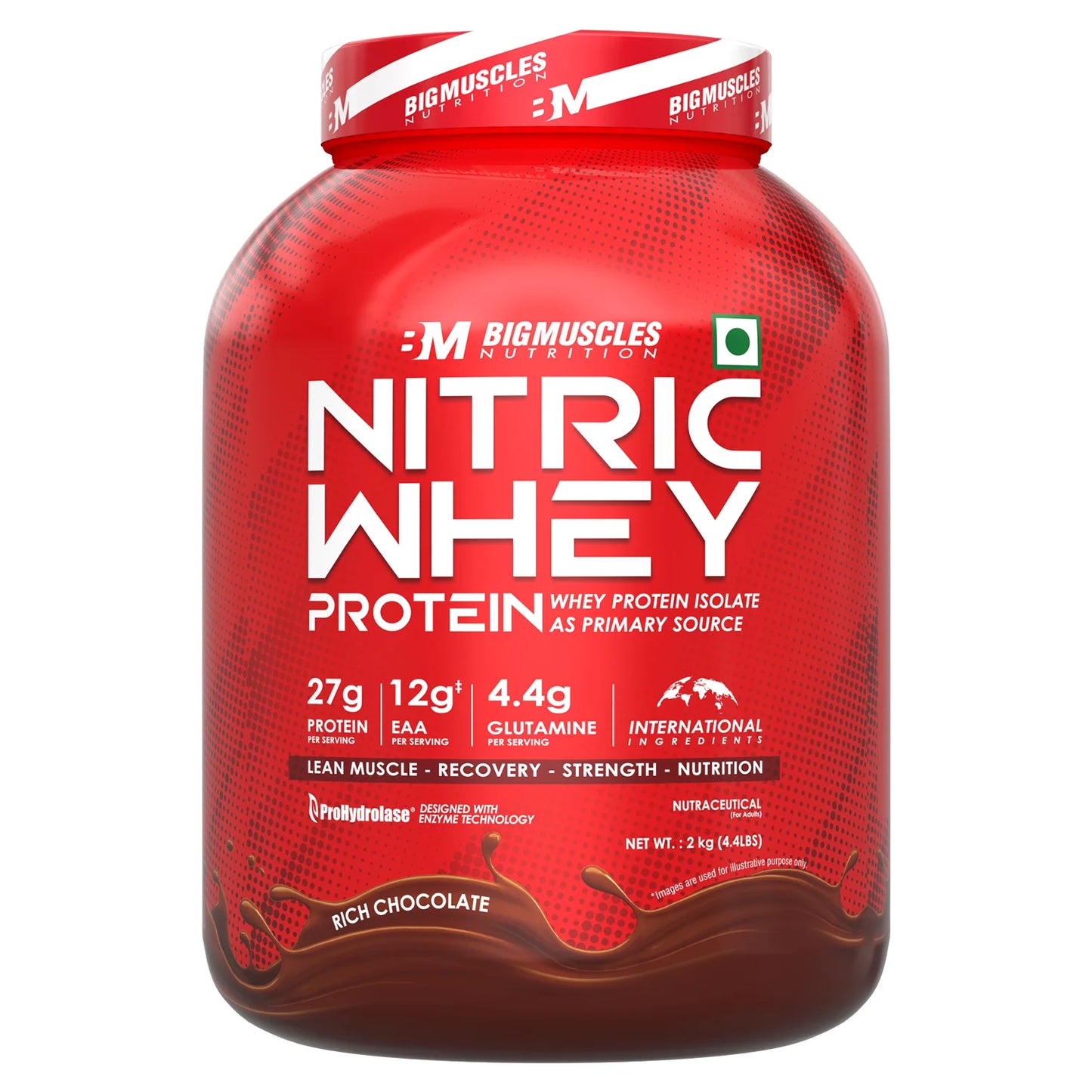 Big Muscles Nutrition Nitric Whey Protein 2Kg