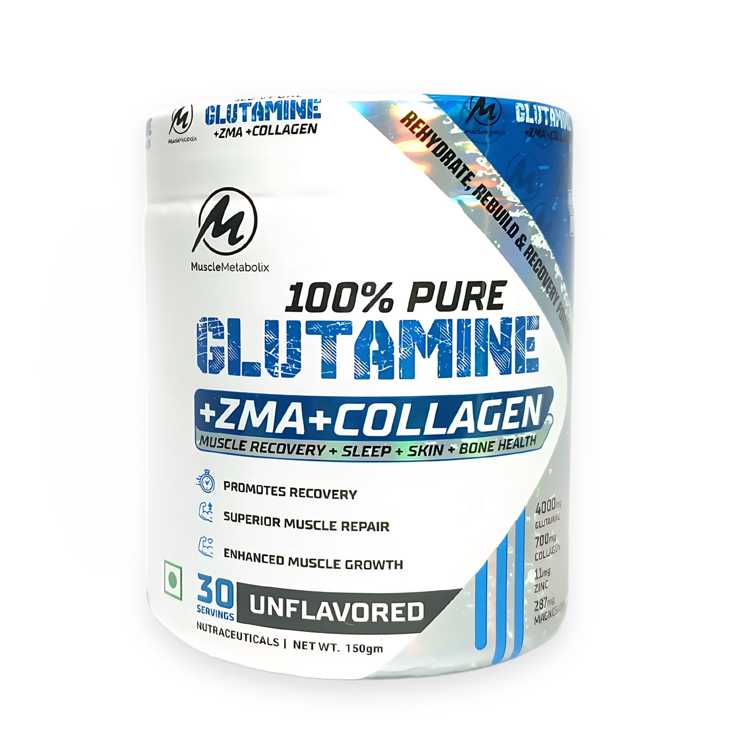 Muscle Metabolix Glutamine+ZMA+Collagen 30 Serving