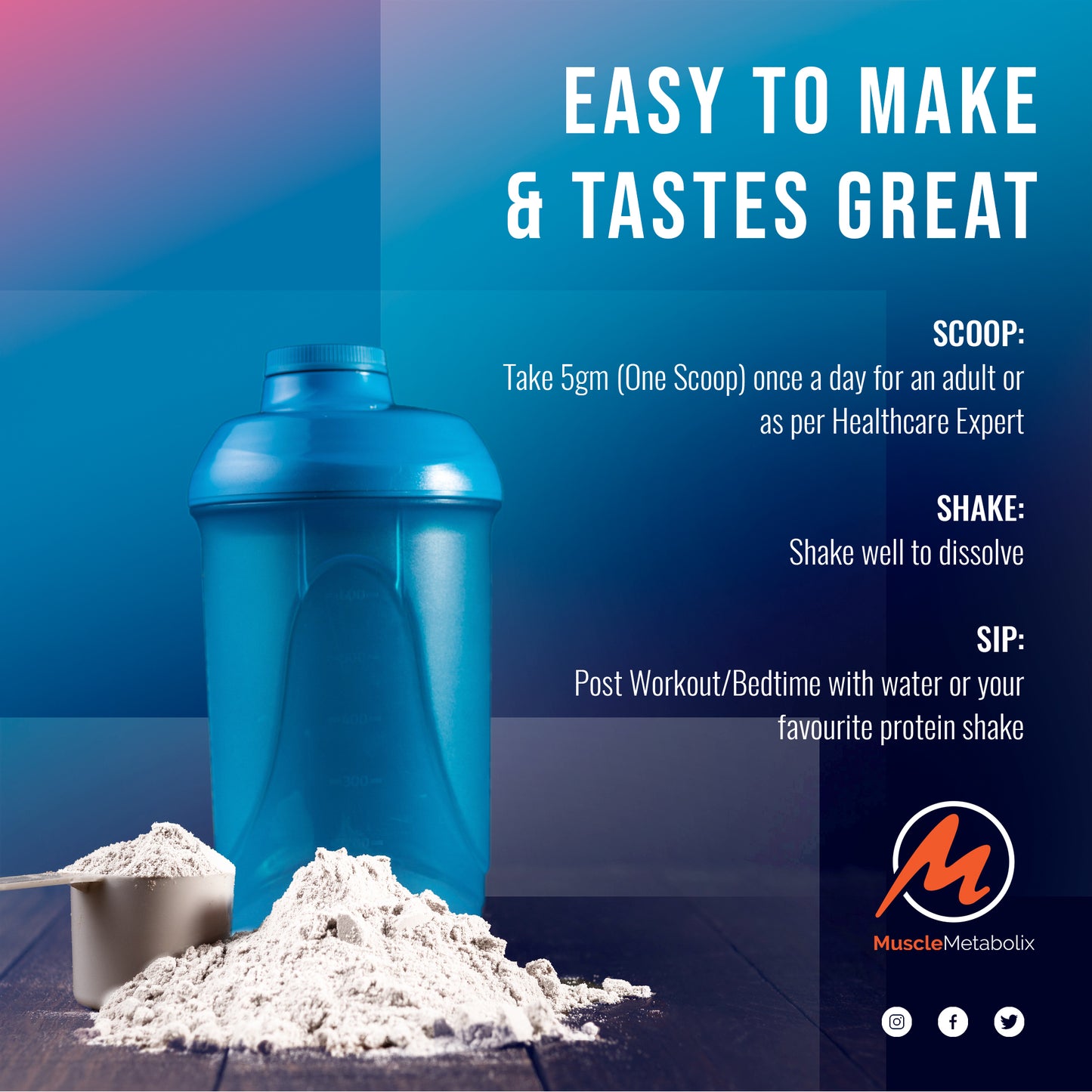 Muscle Metabolix Glutamine+ZMA+Collagen 30 Serving