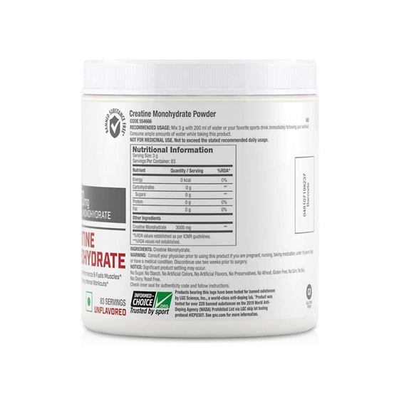 GNC Pro Performance Creatine Monohydrate 83 Servings