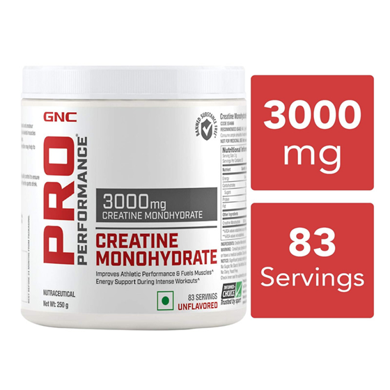 GNC Pro Performance Creatine Monohydrate 83 Servings