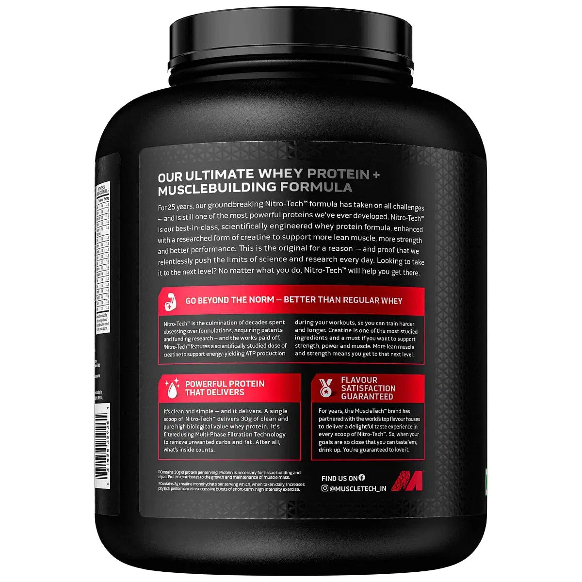MuscleTech Nitrotech Whey Protein 1.8kg