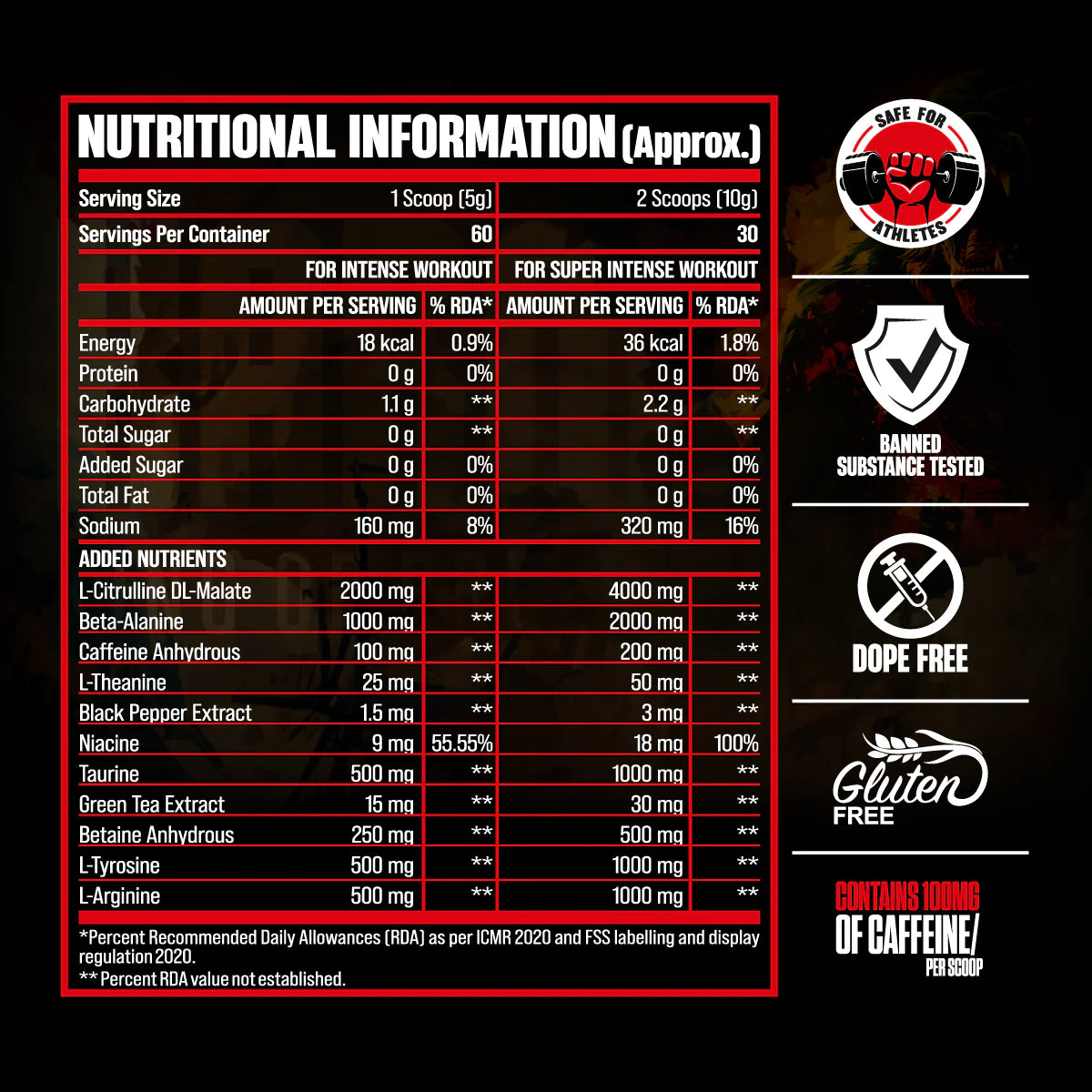 Big Muscles Nutrition Karnage 60 Servings