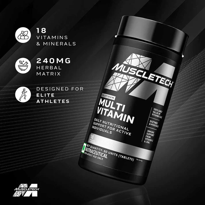 MuscleTech Platinum Multivitamin 60 Tablets