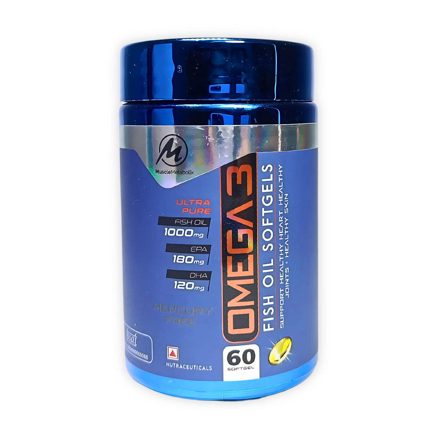 Muscle Metabolix Omega 3 Fish Oil (Softgel-60)