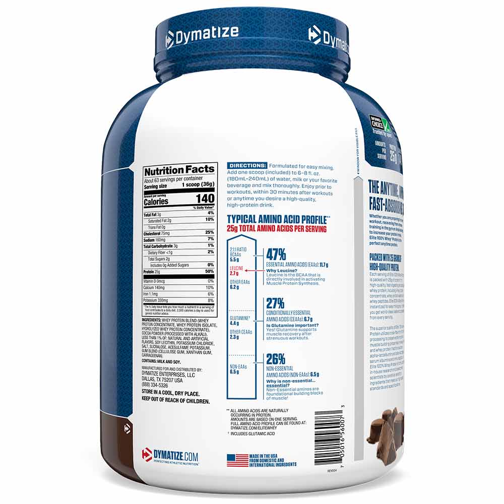 Dymatize Elite 100% Whey Protein 2.27 kg