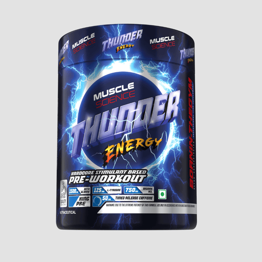Muscle Science Thunder Energy Pre Workout - 57 Servings