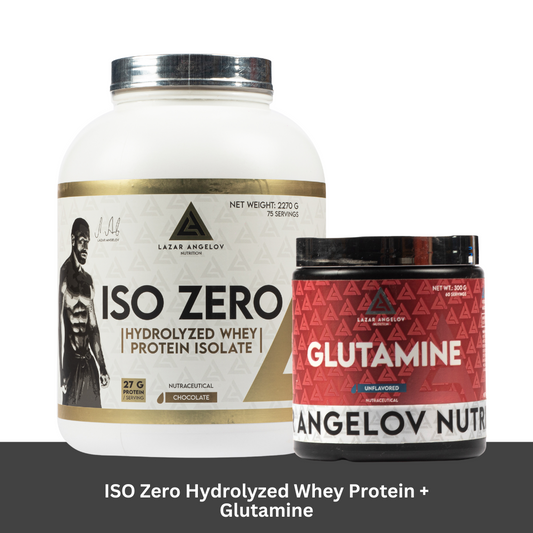 Lazar Angelov ISO Zero Hydrolyzed Whey Protein + Glutamine Combo