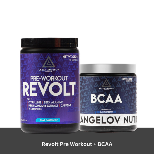 Lazar Angelov Revolt Pre Workout + BCAA Combo