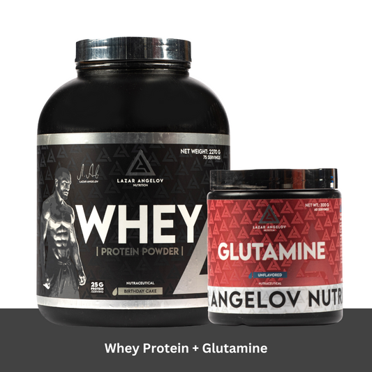 Lazar Angelov Whey Protein + Glutamine Combo