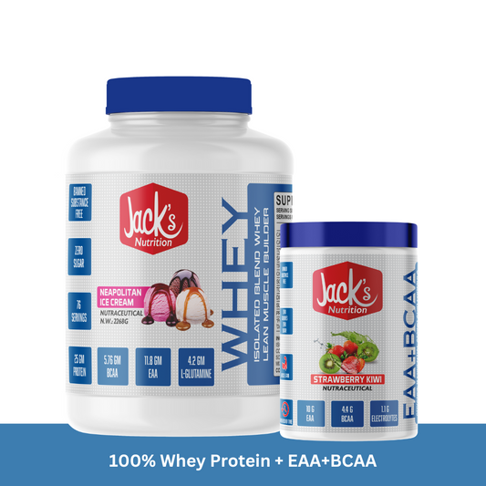 Jacks Nutrition 100% Whey Protein + EAA+BCAA Combo
