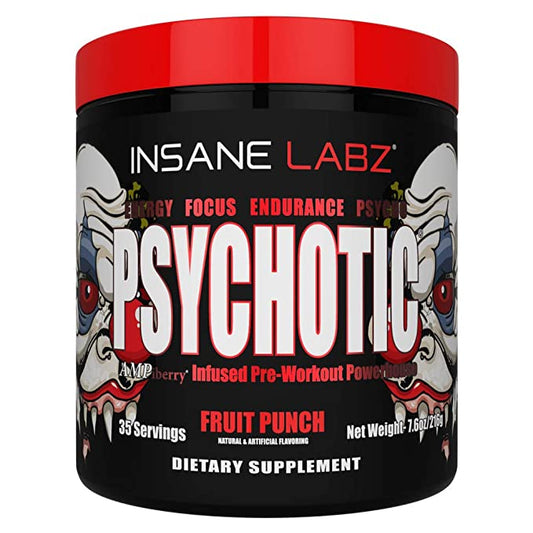 Insane Labz Psychotic Pre Workout AMP 35 Servings