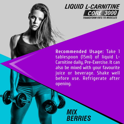 HealthFarm L- Carnitine Preworkout Supplement 3000mg