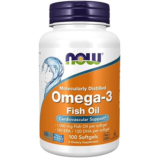 Now Foods Omega 3 Fish Oil 100 Softgel