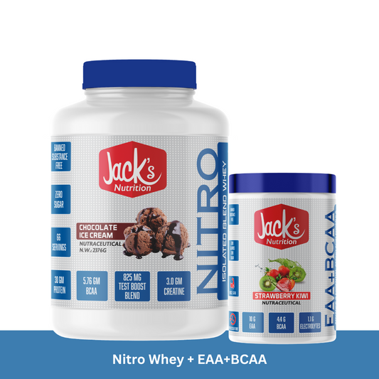 Jacks Nutrition Nitro Whey + EAA+BCAA Combo
