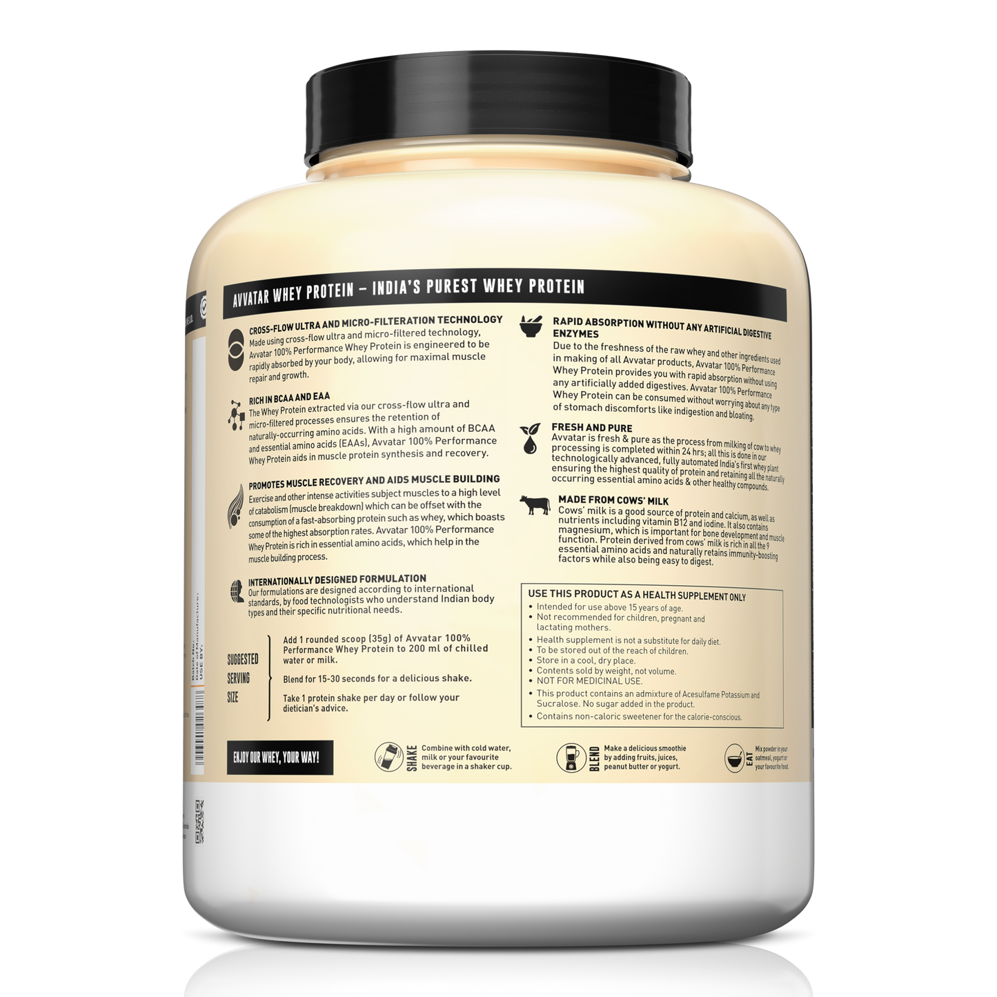 Avvatar 100% Performance Whey 2 KG