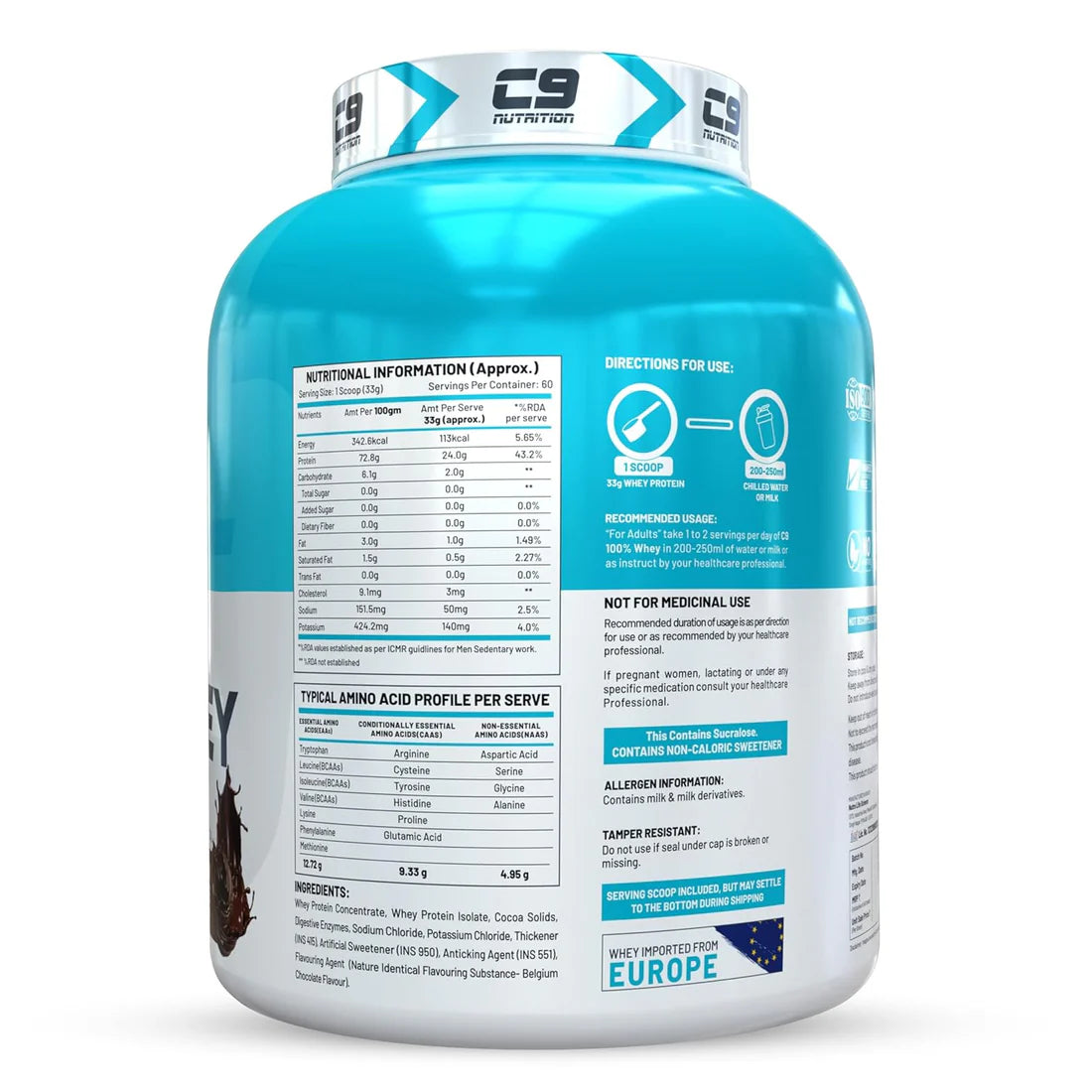 C9 Nutrition 100% Whey Protein 2 KG