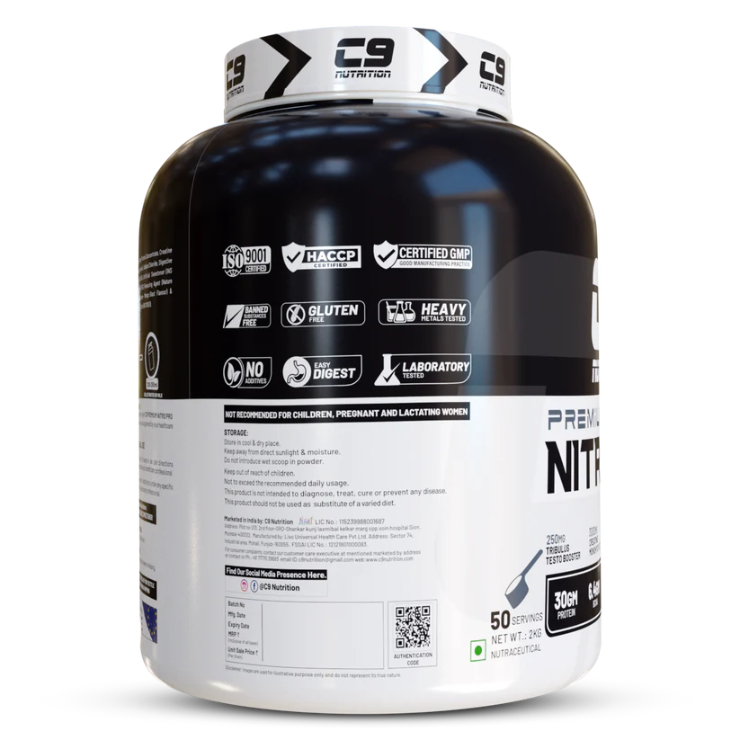Nitro Pro L-Glutamine Whey Protein 2 KG