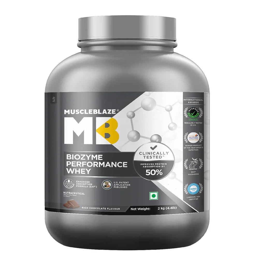 MuscleBlaze Biozyme Performance Whey 2 KG