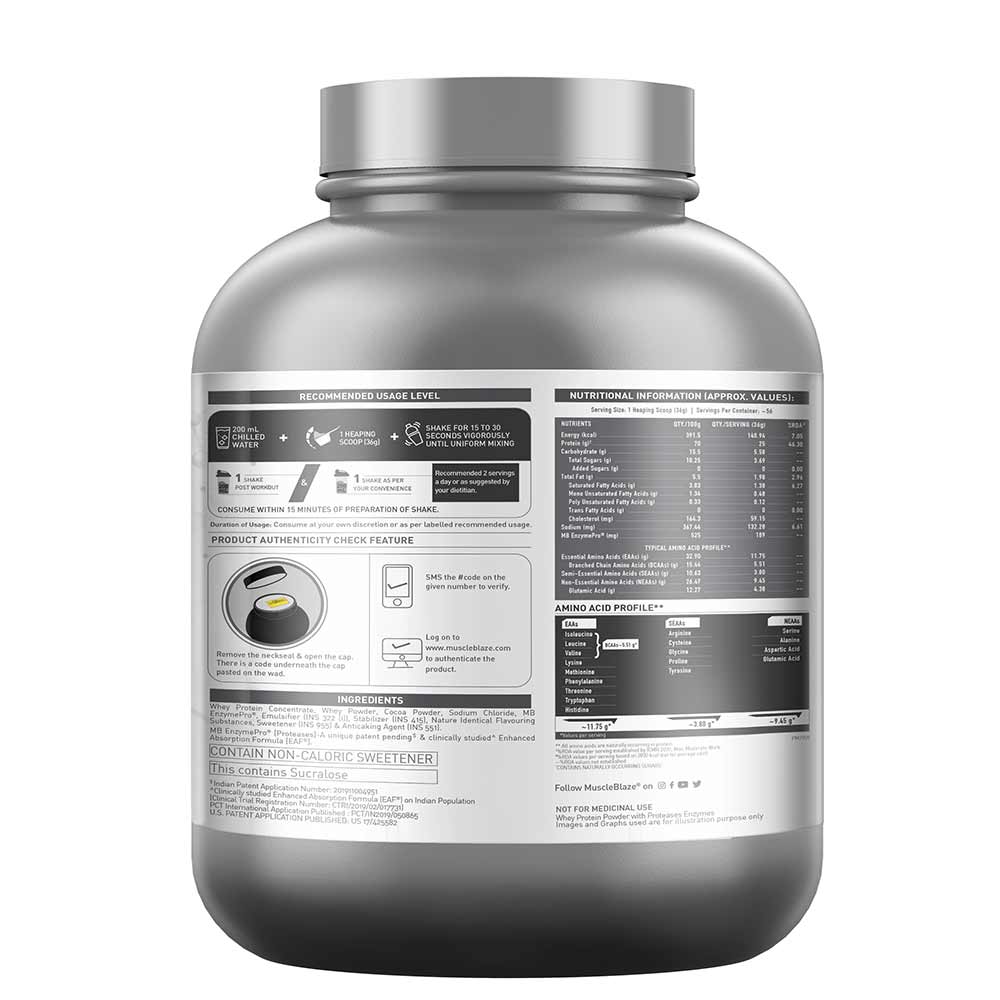 MuscleBlaze Biozyme Performance Whey 2 KG