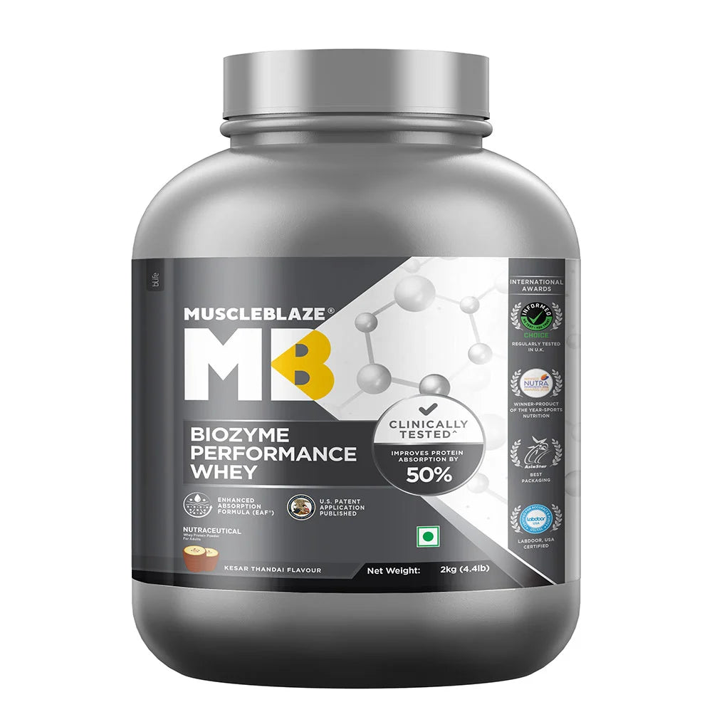 MuscleBlaze Biozyme Performance Whey 2 KG