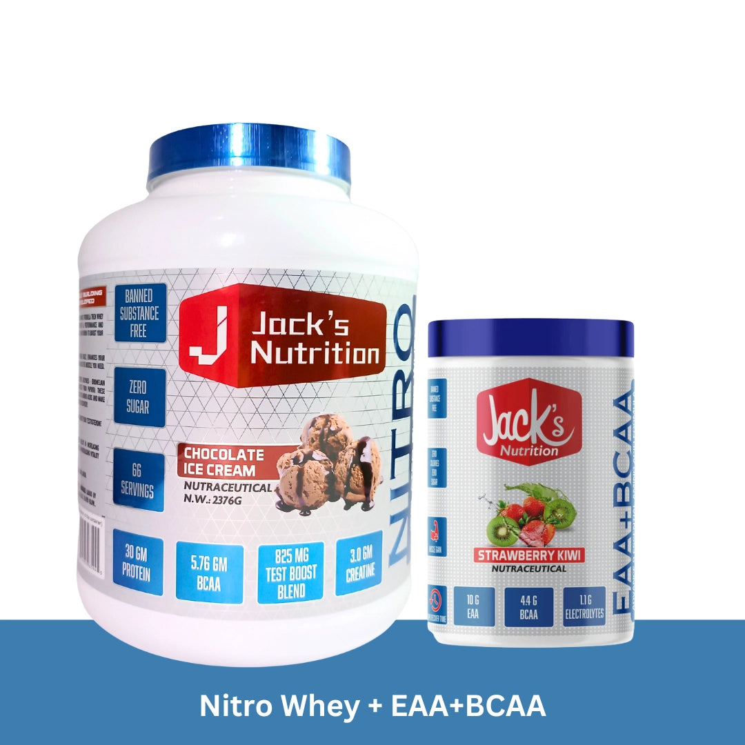 Jacks Nutrition Nitro Whey + EAA+BCAA Combo