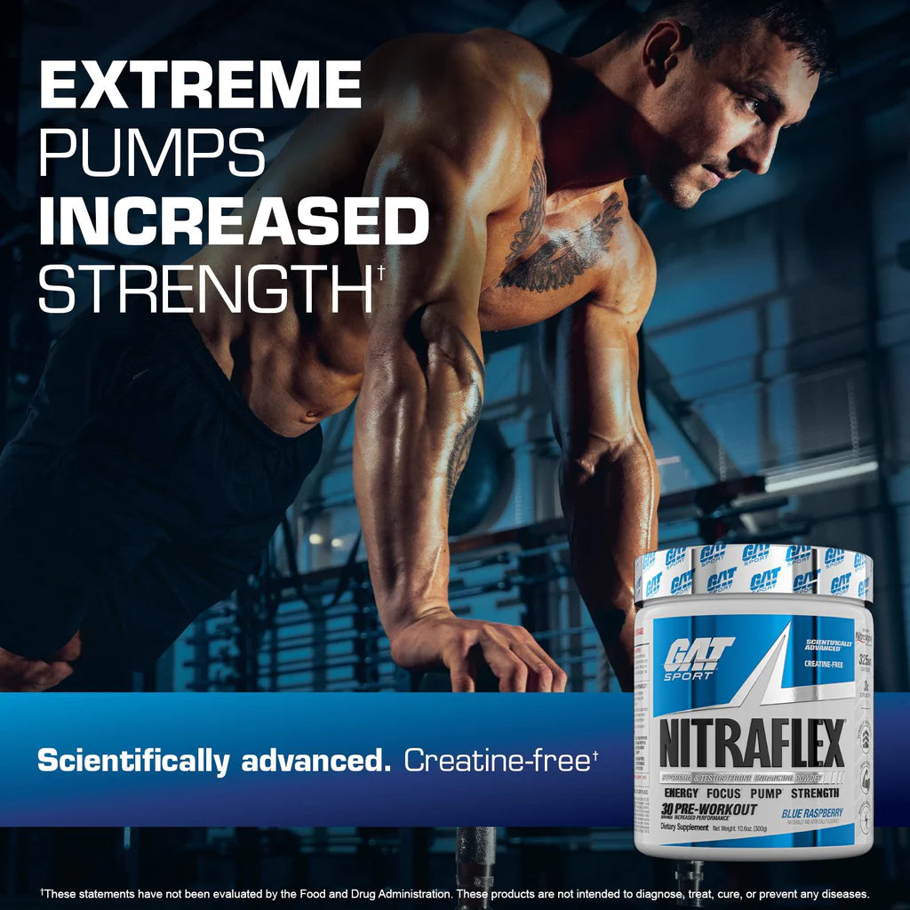 GAT Sport Nitraflex Advanced Pre-Workout Powder 30 Servings