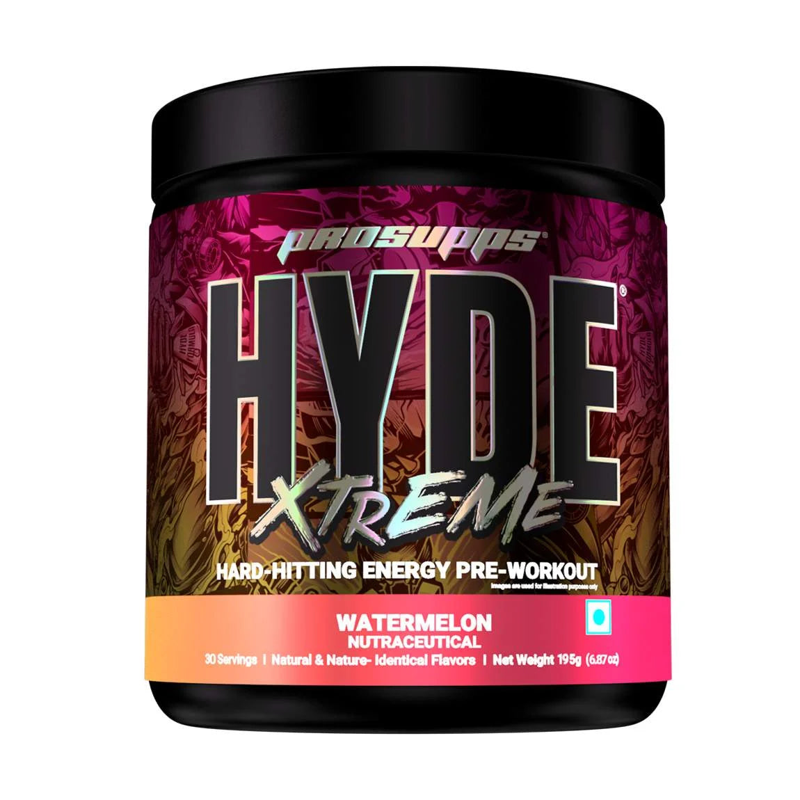 ProSupps Hyde Xtreme Hard-Hitting Energy Pre Workout 30 Serving